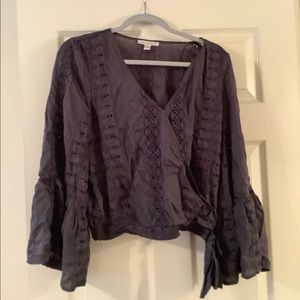 American eagle purple blouse